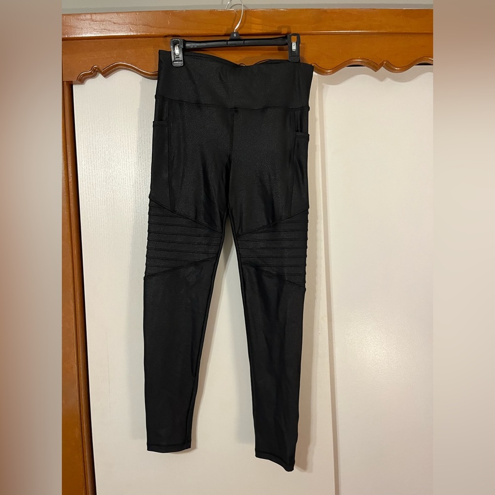 Black Moto leggings